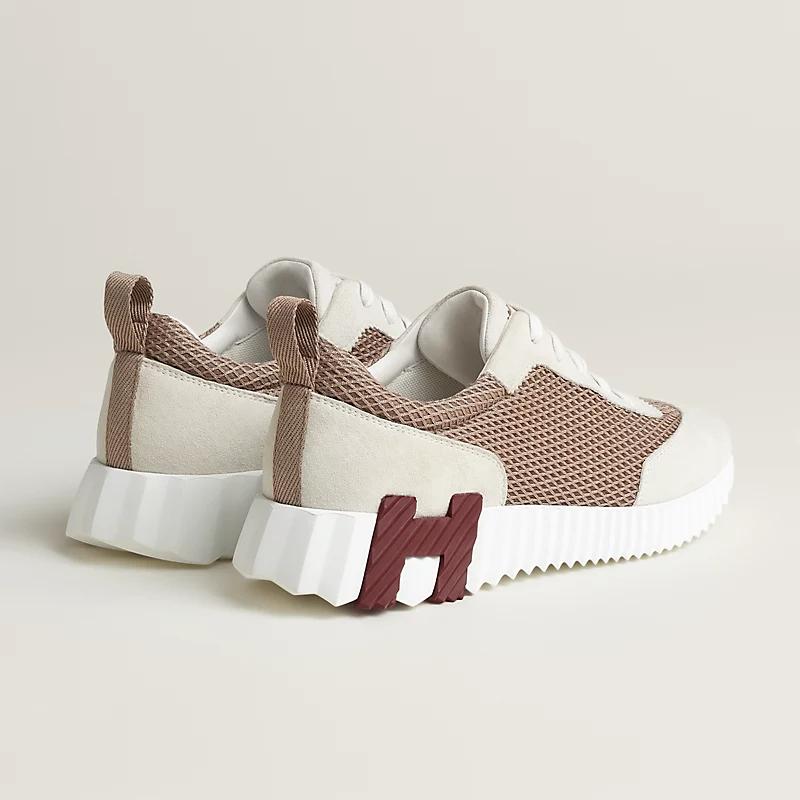 Giày Hermes Bouncing Sneaker Nữ Nâu Trắng